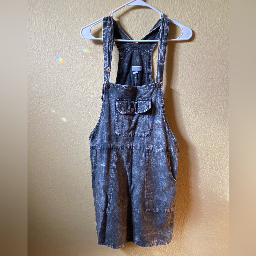 Mexicali Blues vintage overall dress gray